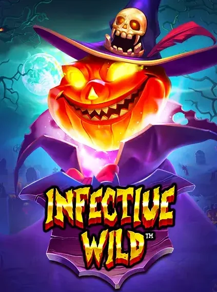 Decorative casino game artwork for Luck Leopard: Infective Wild